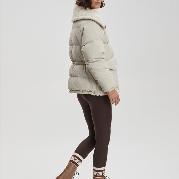 Varley Roseville down jacket puffer coat fog NWT - Picture 3 of 7